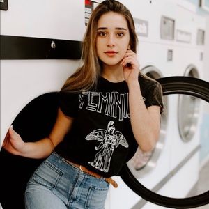 Kaeraz Feminist Led Zeppelin Graphic Tee